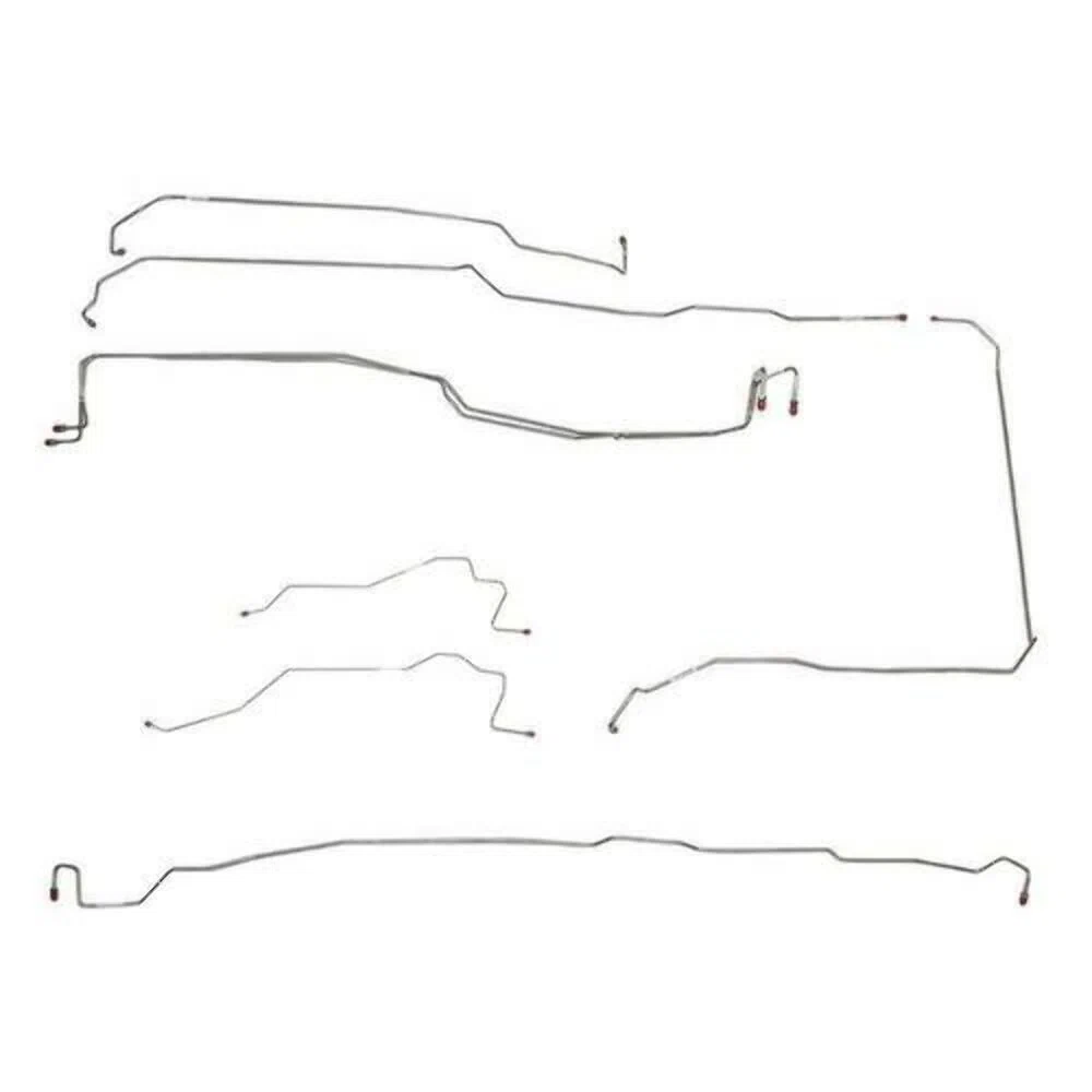 2005-07 GMC Sierra 1500 Brake Line Kit 2WD Reg Cab 8ft Bed Steel - CBK0195OM